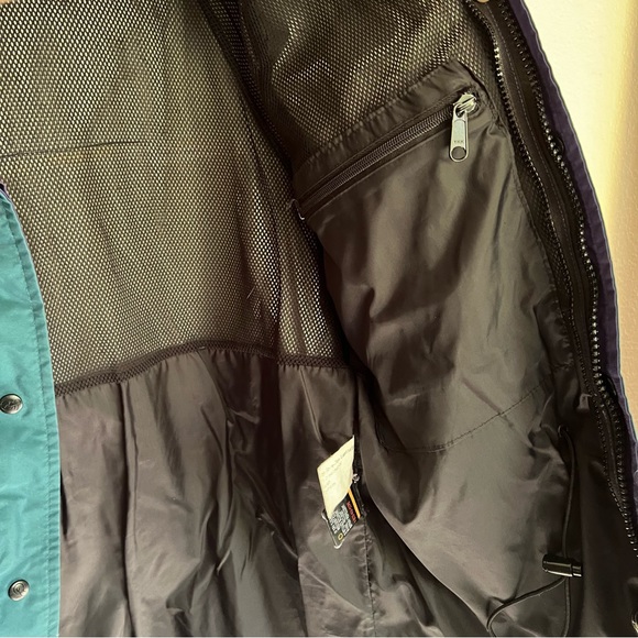 Vintage Solstice Women's Microshed Size WM Hooded Rainwear Ski Jacket Teal Color - Picture 10 of 13